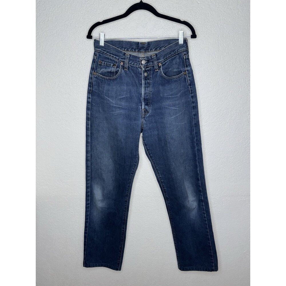 Vintage Replay Jeans ItalianRegular 30x31 Straight Fit Button Fly Mens Denim 1C - Picture 5 of 9